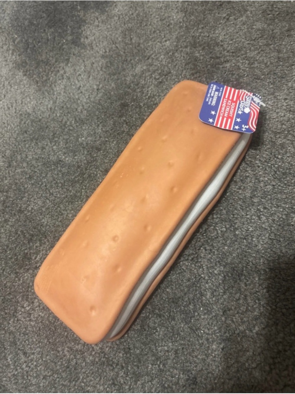 Sunny Days Squishy Ice Cream Sandwich-New with tags